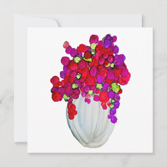 Blumen in Vase (Vorderseite)