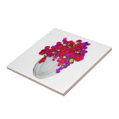 Blumen in Vase Fliese (Seite)