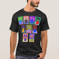 Blumen in Vasen T-Shirt