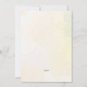 Blumen in weichen Farben Save the Date (Rückseite)