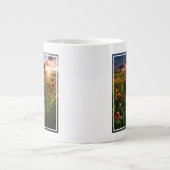 Blumen | Indian Blanket Wildblume Texas Jumbo-Tasse (Vorderseite)