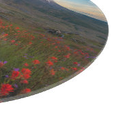 Blumen | Indian Paintbrush & Penstemon Schneidebrett (Ecke)