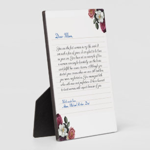 Blumen individuelles Notizbuch handgeschriebene Li Fotoplatte