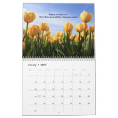 Blumen-Inspirationen. Monatliche inspirierend Kalender (Jan 2027)