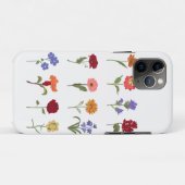 Blumen iPhone 11 Pro Hülle | Personalisierte Handy (Rückseite (Horizontal))