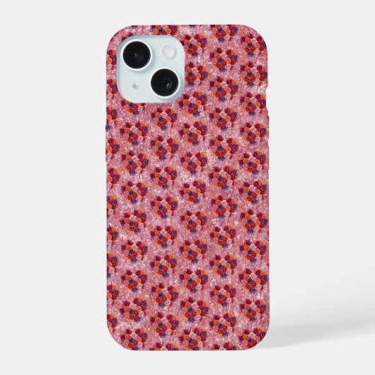 Blumen iPhone 15 Hülle (Rückseite)