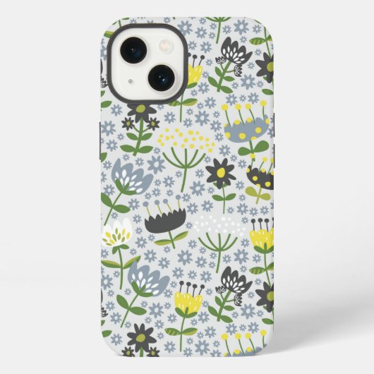 Blumen iPhone Hülle (Rückseite)