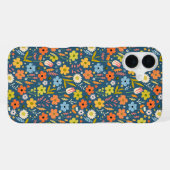 Blumen iPhone Hülle (Rückseite (Horizontal))