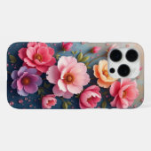 Blumen iPhone hülle (Rückseite (Horizontal))