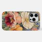 Blumen iPhone Hülle (Rückseite (Horizontal))