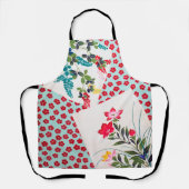 Blumen, Japanisches Design Schürze (Vorderseite)
