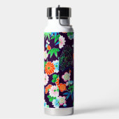 Blumen, japanisches Design Trinkflasche (Links)