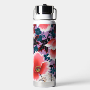 Blumen, japanisches Design Trinkflasche