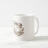 Blumen Journal Brille Kaffeetasse (VorderseiteRechts)