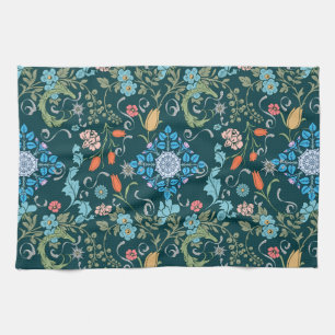 Blumen, Jugendstil, William-Morris-Stil Geschirrtuch