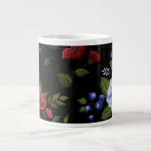 Blumen Jumbo-Tasse (Vorderseite)
