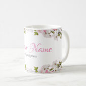 Blumen - Kaffeetasse (VorderseiteRechts)