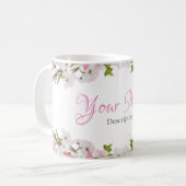 Blumen - Kaffeetasse (Vorderseite Links)
