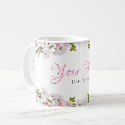 Blumen - Kaffeetasse (Vorderseite Links)