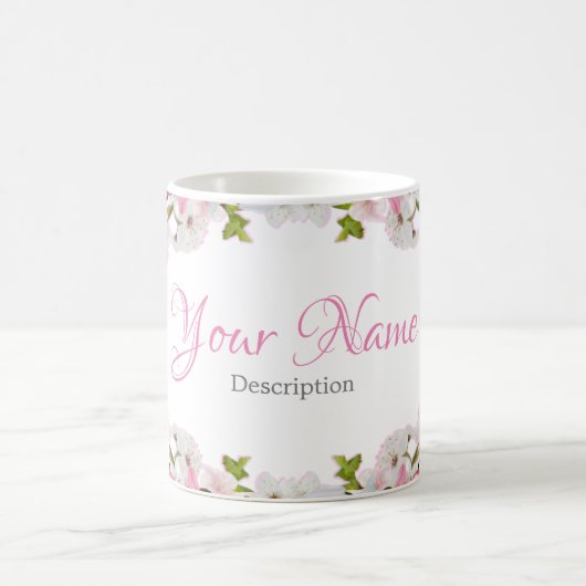 Blumen - Kaffeetasse (Mittel)