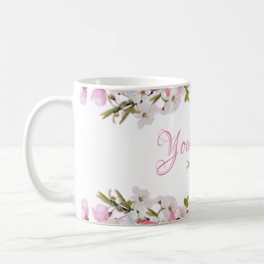 Blumen - Kaffeetasse (Links)