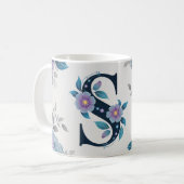 Blumen Kaffeetasse (Vorderseite Links)