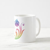 Blumen-Kaffeetasse Kaffeetasse (VorderseiteRechts)
