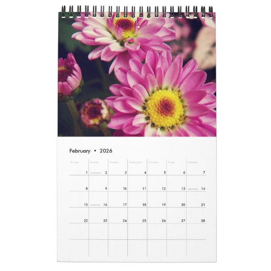 Blumen Kalender (Feb 2026)