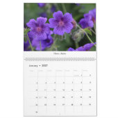 Blumen-Kalender Kalender (Jan 2027)