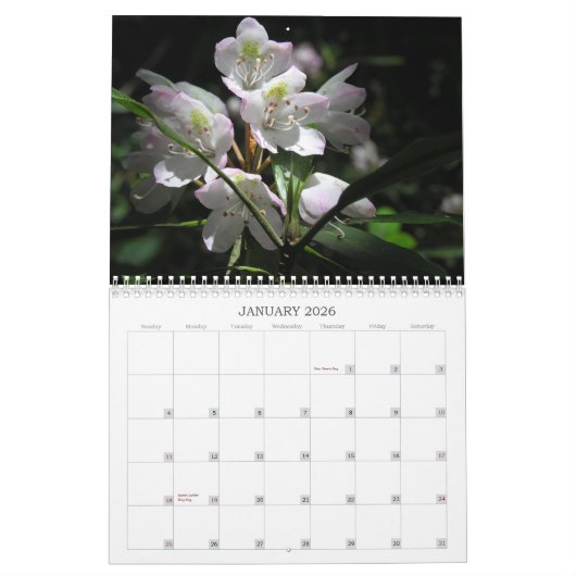 Blumen-Kalender Kalender (Jan 2026)