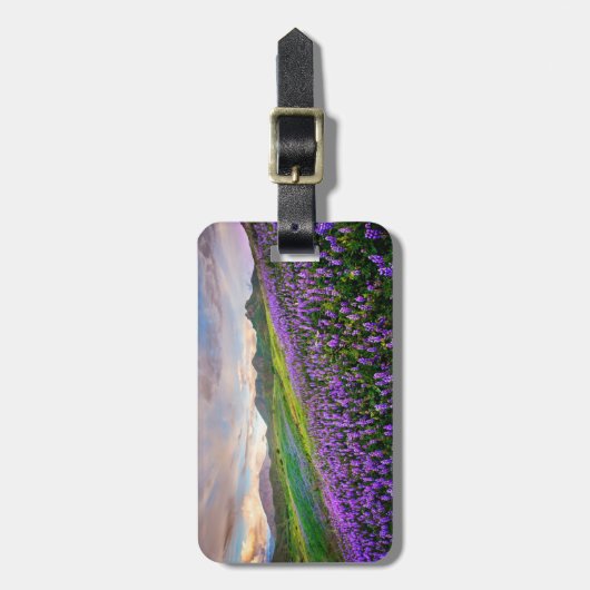 Blumen | Kalifornische Wildblumen Gepäckanhänger (Vorderseite vertikal)