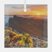 Blumen | Kanarische Inseln, Spanien Ornament Aus Glas (Vorderseite)