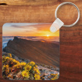 Blumen | Kanarische Inseln, Spanien Schlüsselanhänger (Rückseite)