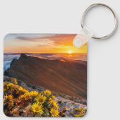 Blumen | Kanarische Inseln, Spanien Schlüsselanhänger (Rückseite)