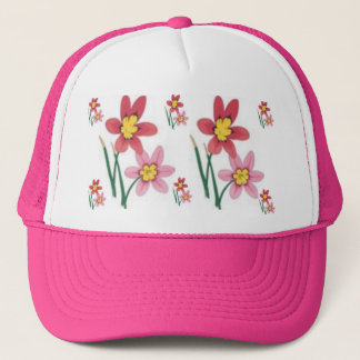 Blumen-Kappe Truckerkappe
