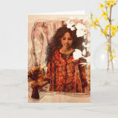 "Blumen" Karte (Gelbe Blume)