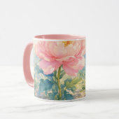 Blumen-Kätzchen-Tasse Tasse (Vorderseite Links)