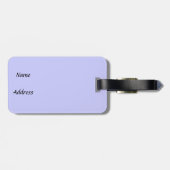 Blumen-Katze Gepäckanhänger (Rückseite horizontal)