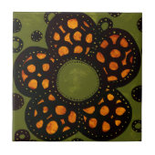 Blumen-Keramik-Fliese Fliese (Vorderseite)