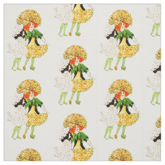 BLUMEN-KIND - RINGELBLUMEN-FEENHAFTES MIT STOFF