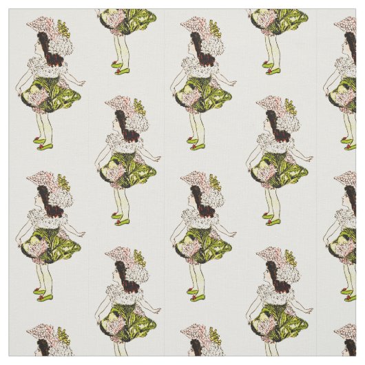 BLUMEN-KIND - SCHAFGARBE-FEENHAFTES MIT STOFF (Muster)