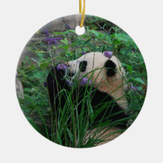 Blumen-KindBao Bao riesiger Panda CUB verzieren Keramikornament