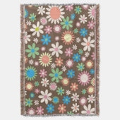 "Blumen-Kinder" gesponnene Throw-Decke Decke (Vorderseite Vertikal)