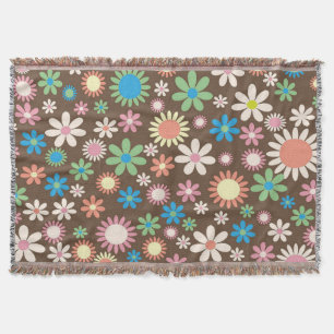 "Blumen-Kinder" gesponnene Throw-Decke Decke