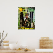 Blumen-Kinderdiva Poster (Küche)