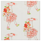 BLUMEN-KINDERFEENHAFTES MIT BLUMENMUSTER STOFF (Nahaufnahme)