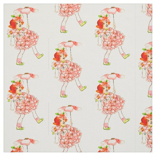 BLUMEN-KINDERFEENHAFTES MIT BLUMENMUSTER STOFF (Muster)