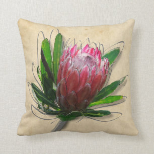 Blumen-Kissen König-Protea Kissen