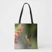 Blumen-Kolibri-Kunst-Tasche Muttertagsgeschenk Tasche (Vorderseite)