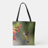 Blumen-Kolibri-Kunst-Tasche Muttertagsgeschenk Tasche (Rückseite)